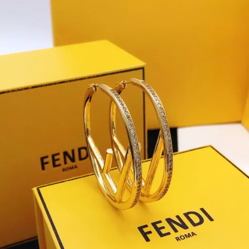 Replica Fendi Earrings For Women #1388716 $32.00 USD for Wholesale