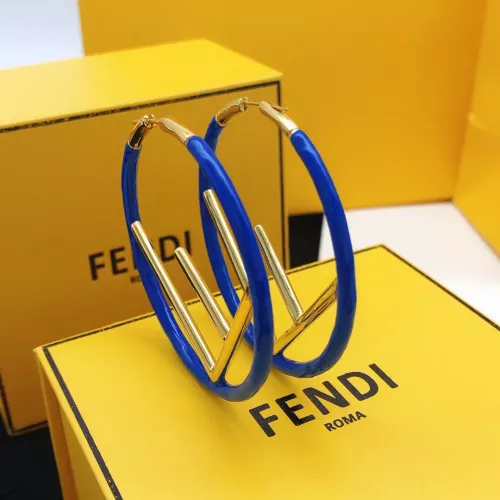 Replica Fendi Earrings For Women #1388718 $32.00 USD for Wholesale