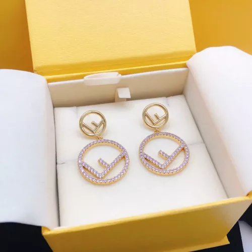 Replica Fendi Earrings For Women #1388732 $32.00 USD for Wholesale