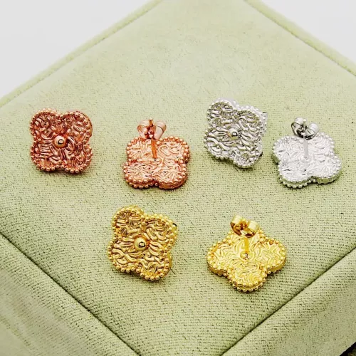 Replica Van Cleef & Arpels Earrings For Women #1388769 $25.00 USD for Wholesale