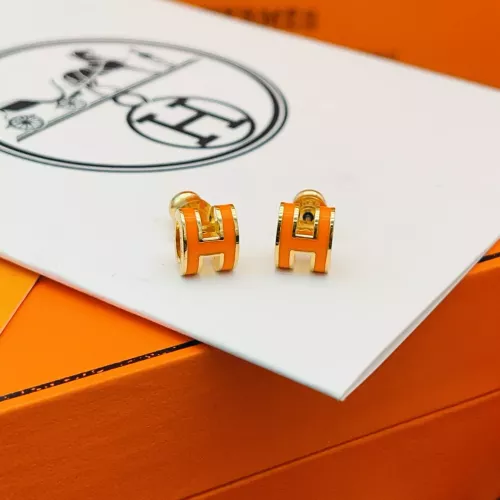 Replica Hermes Earrings For Women #1389234 $34.00 USD for Wholesale