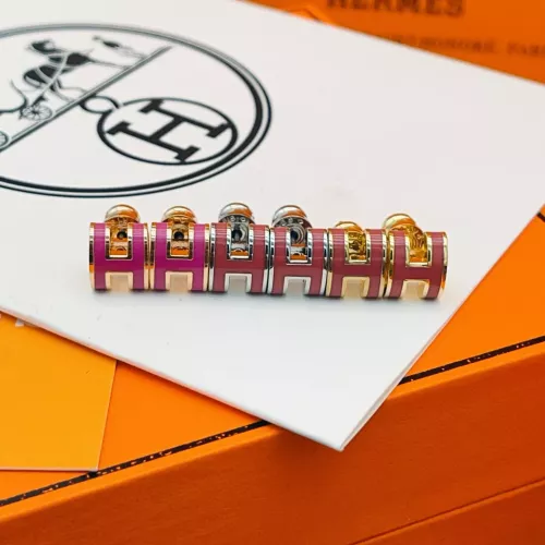 Replica Hermes Earrings For Women #1389238 $34.00 USD for Wholesale
