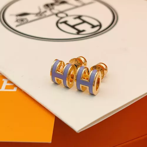 Replica Hermes Earrings For Women #1389243 $34.00 USD for Wholesale