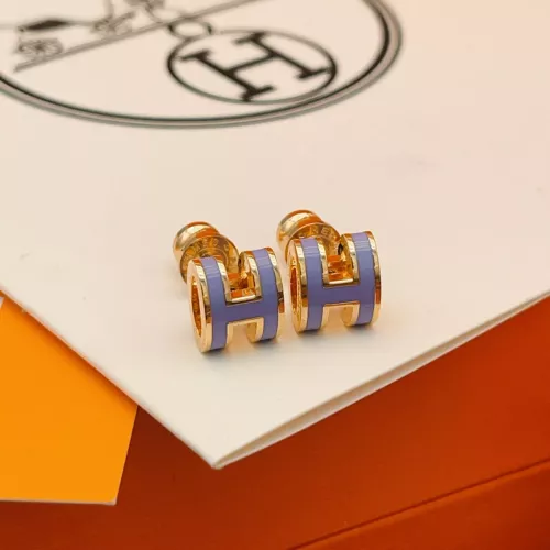 Replica Hermes Earrings For Women #1389243 $34.00 USD for Wholesale