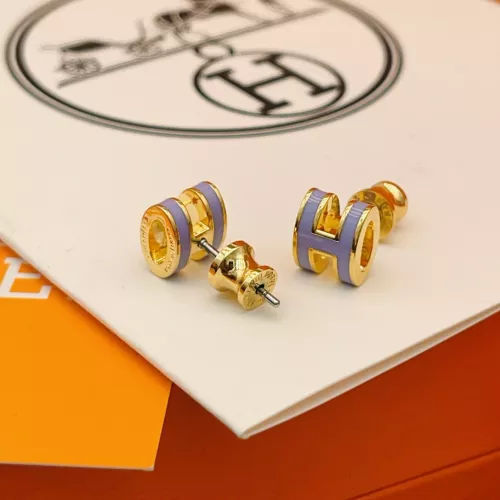 Replica Hermes Earrings For Women #1389244 $34.00 USD for Wholesale