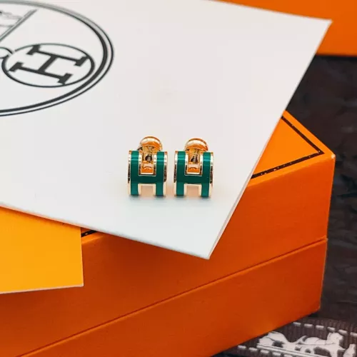 Replica Hermes Earrings For Women #1389249 $34.00 USD for Wholesale