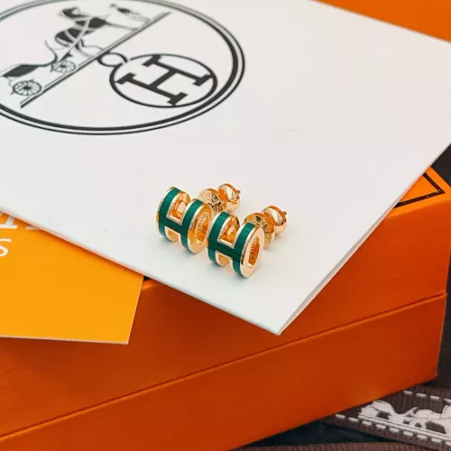 Replica Hermes Earrings For Women #1389249 $34.00 USD for Wholesale