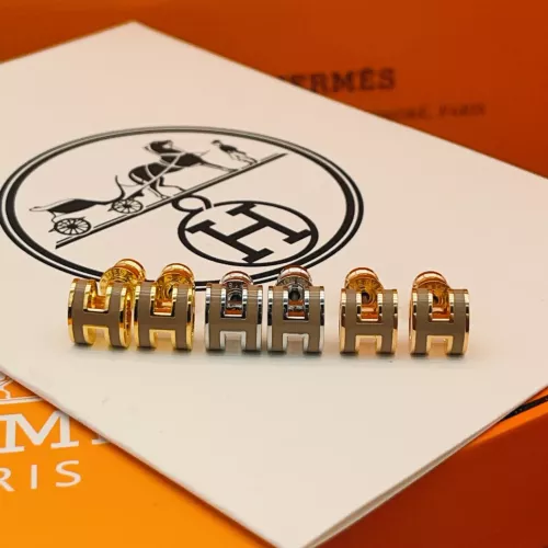 Replica Hermes Earrings For Women #1389252 $34.00 USD for Wholesale