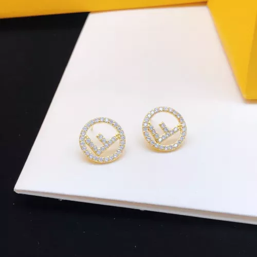 Replica Fendi Earrings For Women #1389601 $27.00 USD for Wholesale