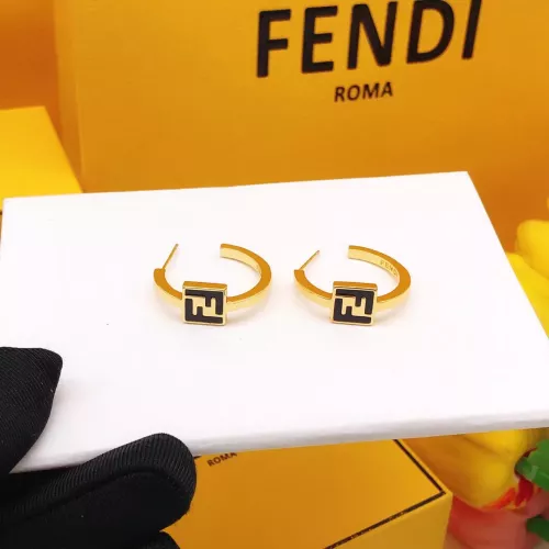 Fendi Earrings For Women #1389605 $27.00 USD, Wholesale Replica Fendi Earrings