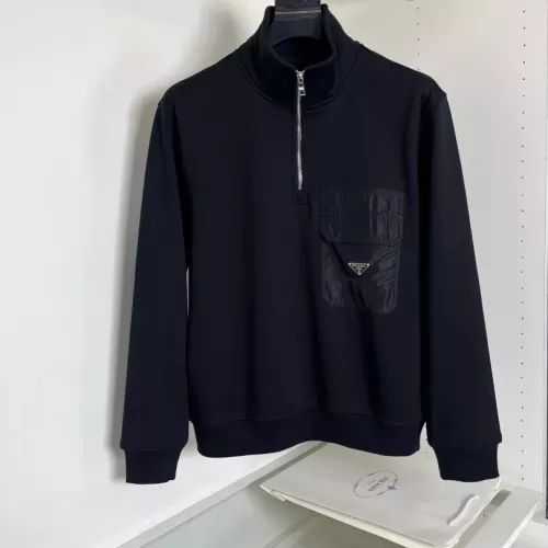 Prada Hoodies Long Sleeved For Men #1389623 $88.00 USD, Wholesale Replica Prada Hoodies