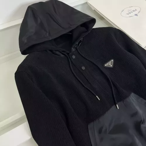 Replica Prada Hoodies Long Sleeved For Men #1389627 $96.00 USD for Wholesale