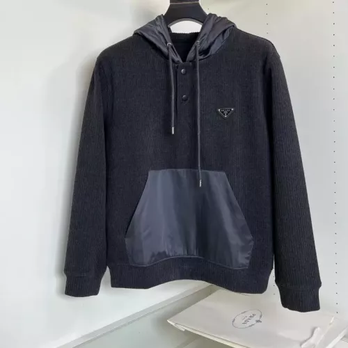 Prada Hoodies Long Sleeved For Men #1389628 $96.00 USD, Wholesale Replica Prada Hoodies