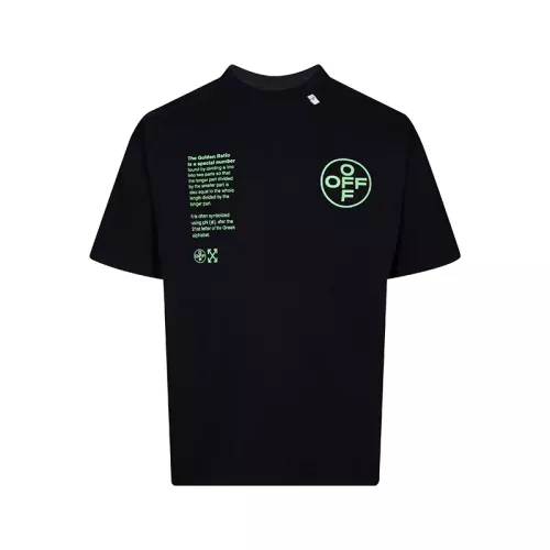 Off-White T-Shirts Short Sleeved For Unisex #1389753 $39.00 USD, Wholesale Replica Off-White T-Shirts