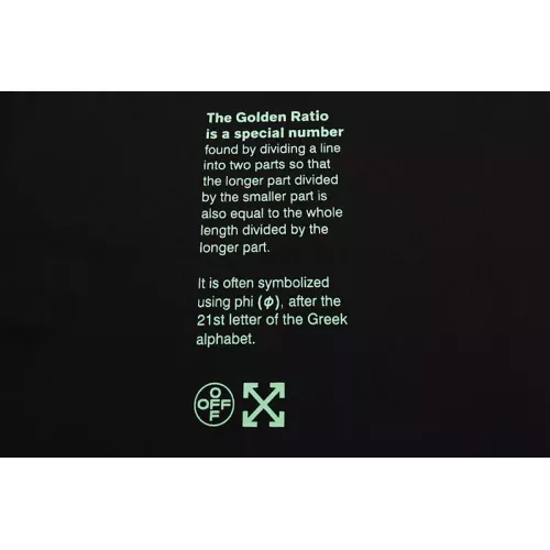 Replica Off-White T-Shirts Short Sleeved For Unisex #1389753 $39.00 USD for Wholesale