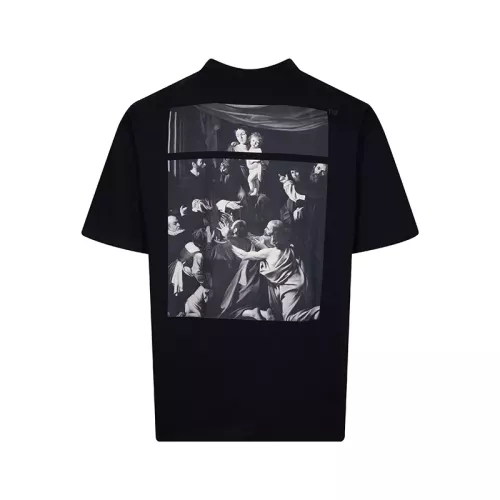 Off-White T-Shirts Short Sleeved For Unisex #1389796 $40.00 USD, Wholesale Replica Off-White T-Shirts
