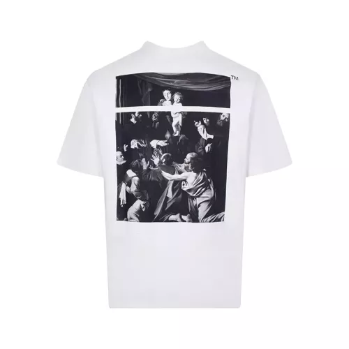 Off-White T-Shirts Short Sleeved For Unisex #1389797 $40.00 USD, Wholesale Replica Off-White T-Shirts