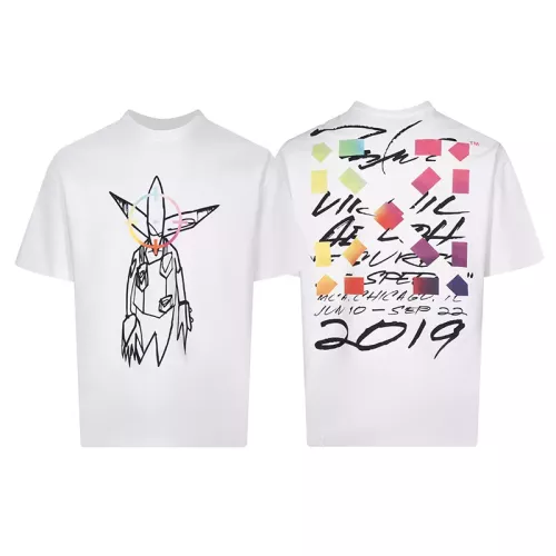 Off-White T-Shirts Short Sleeved For Unisex #1389830 $40.00 USD, Wholesale Replica Off-White T-Shirts