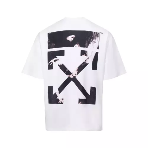 Off-White T-Shirts Short Sleeved For Unisex #1389833 $40.00 USD, Wholesale Replica Off-White T-Shirts