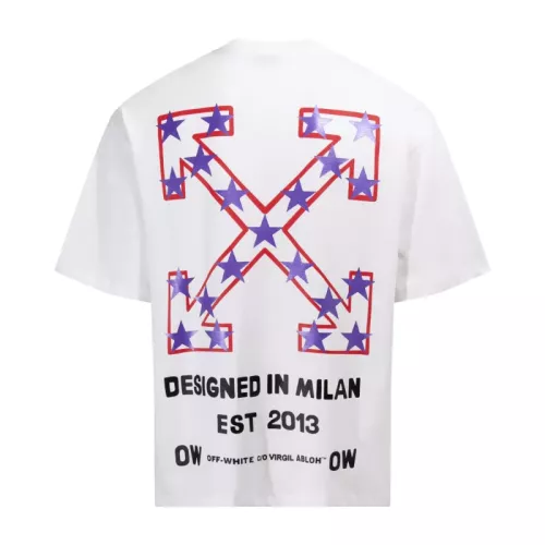 Off-White T-Shirts Short Sleeved For Unisex #1389836 $40.00 USD, Wholesale Replica Off-White T-Shirts