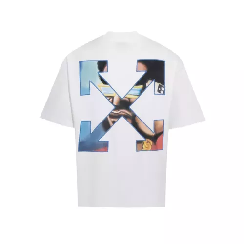 Off-White T-Shirts Short Sleeved For Unisex #1389840 $40.00 USD, Wholesale Replica Off-White T-Shirts