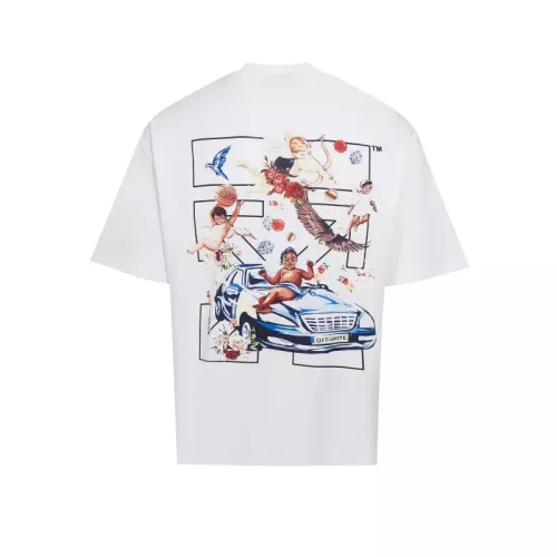 Off-White T-Shirts Short Sleeved For Unisex #1389842 $40.00 USD, Wholesale Replica Off-White T-Shirts