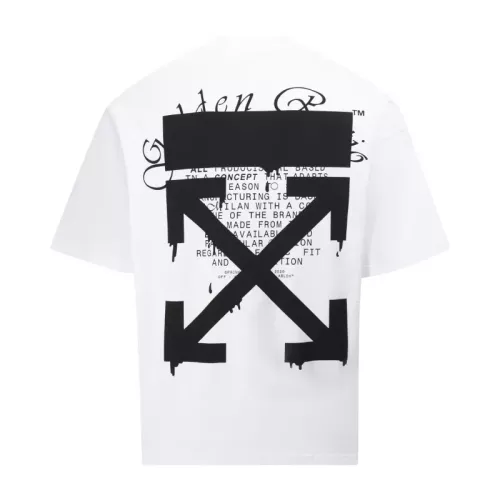 Off-White T-Shirts Short Sleeved For Unisex #1389847 $40.00 USD, Wholesale Replica Off-White T-Shirts