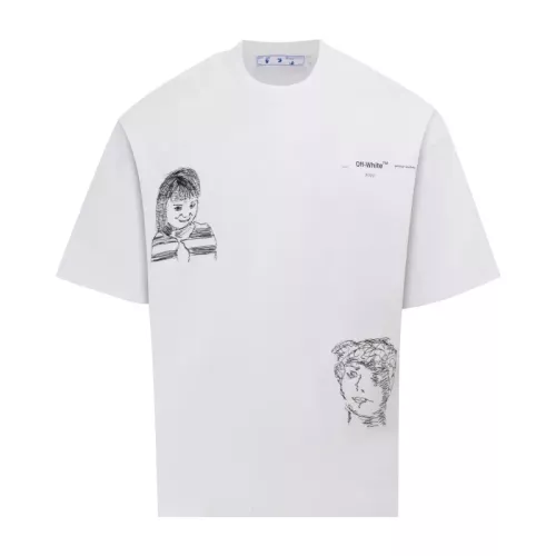 Off-White T-Shirts Short Sleeved For Unisex #1389858 $42.00 USD, Wholesale Replica Off-White T-Shirts