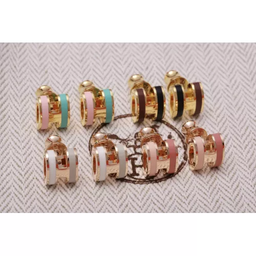 Replica Hermes Earrings For Women #1389892 $60.00 USD for Wholesale