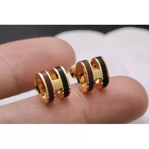 Replica Hermes Earrings For Women #1389894 $60.00 USD for Wholesale