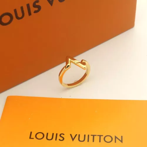 Replica Louis Vuitton LV Rings In Gold #1390154 $23.00 USD for Wholesale