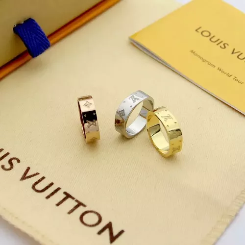 Replica Louis Vuitton LV Rings In Gold #1390160 $25.00 USD for Wholesale