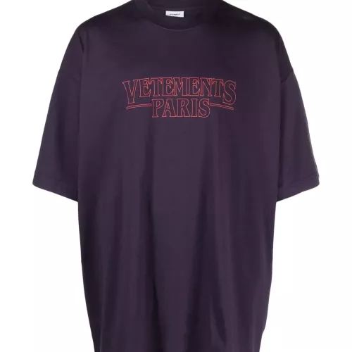 VETEMENTS T-Shirts Short Sleeved For Unisex #1390214 $36.00 USD, Wholesale Replica VETEMENTS T-Shirts