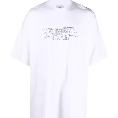VETEMENTS T-Shirts Short Sleeved For Unisex #1390216 $36.00 USD, Wholesale Replica VETEMENTS T-Shirts