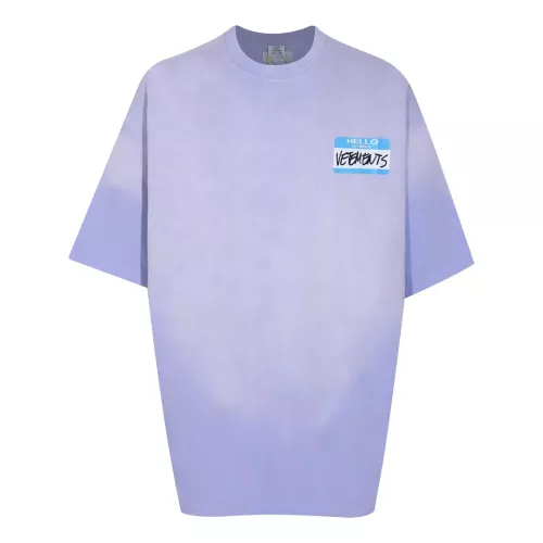 VETEMENTS T-Shirts Short Sleeved For Unisex #1390235 $40.00 USD, Wholesale Replica VETEMENTS T-Shirts