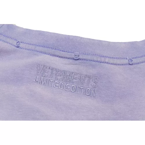 Replica VETEMENTS T-Shirts Short Sleeved For Unisex #1390235 $40.00 USD for Wholesale