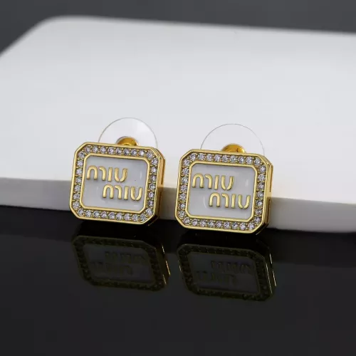 MIU MIU Earrings For Women #1390251 $25.00 USD, Wholesale Replica MIU MIU Earrings
