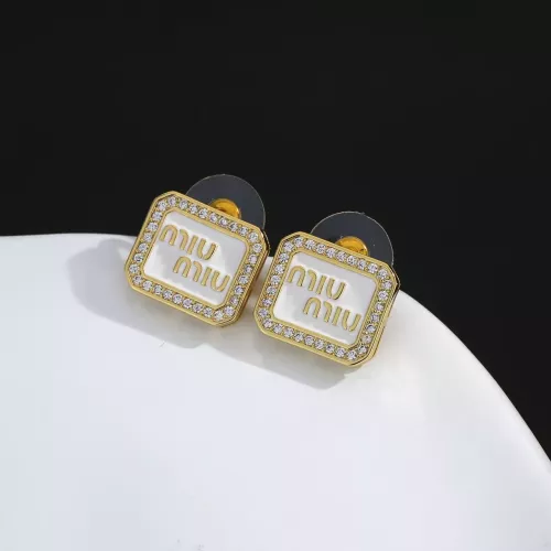 Replica MIU MIU Earrings For Women #1390251 $25.00 USD for Wholesale