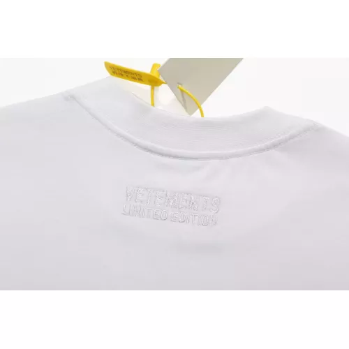 Replica VETEMENTS T-Shirts Short Sleeved For Unisex #1390271 $36.00 USD for Wholesale