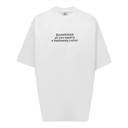 VETEMENTS T-Shirts Short Sleeved For Unisex #1390272 $36.00 USD, Wholesale Replica VETEMENTS T-Shirts