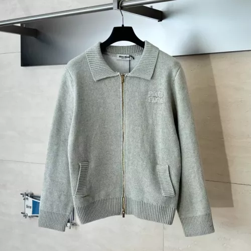 MIU MIU Jackets Long Sleeved For Women #1390371 $96.00 USD, Wholesale Replica MIU MIU Jackets