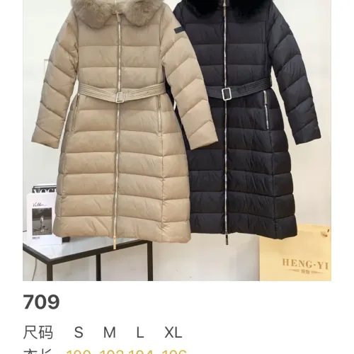 Replica Burberry Down Feather Coat Long Sleeved For Women #1390468 $247.93 USD for Wholesale