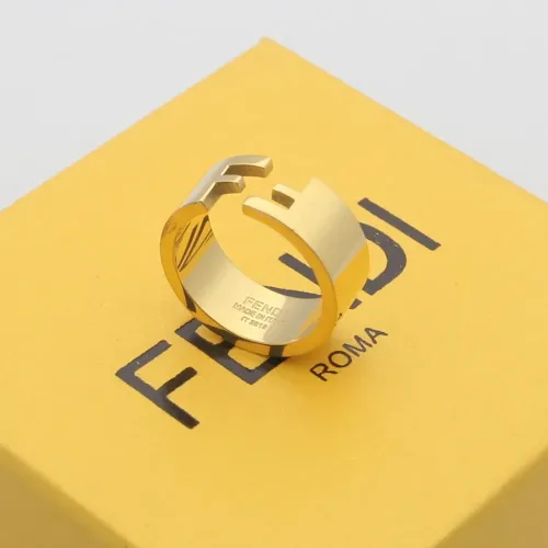 Fendi Rings In Gold #1390579 $23.00 USD, Wholesale Replica Fendi Rings