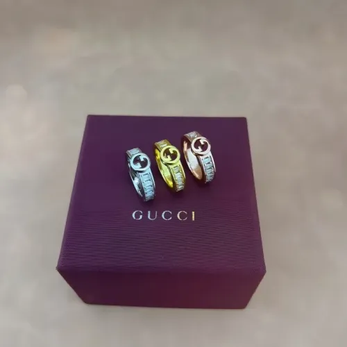 Replica Gucci Rings In Rose Gold For Unisex #1390635 $36.00 USD for Wholesale