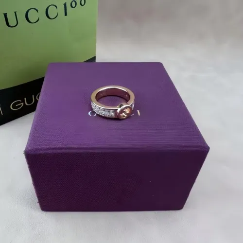 Replica Gucci Rings In Rose Gold For Unisex #1390635 $36.00 USD for Wholesale