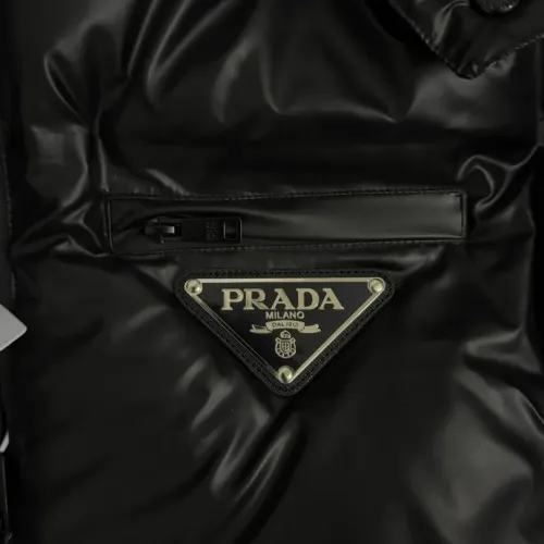 Replica Prada Down Feather Coat Long Sleeved For Unisex #1390661 $162.00 USD for Wholesale