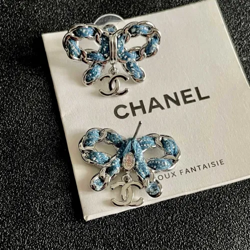 Replica Chanel Earrings For Women #1390762 $32.00 USD for Wholesale