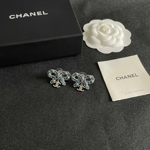 Replica Chanel Earrings For Women #1390762 $32.00 USD for Wholesale