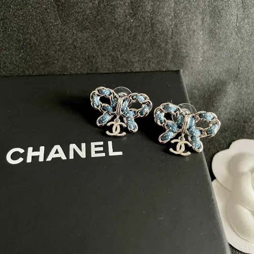 Replica Chanel Earrings For Women #1390762 $32.00 USD for Wholesale