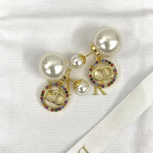 Replica Christian Dior Earrings For Women #1390825 $32.00 USD for Wholesale